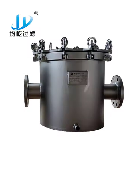 2 Inch High Pass Central Feeding Jacketed Magnetic Fluid Iron Remover Filter New Product 2024 Provid