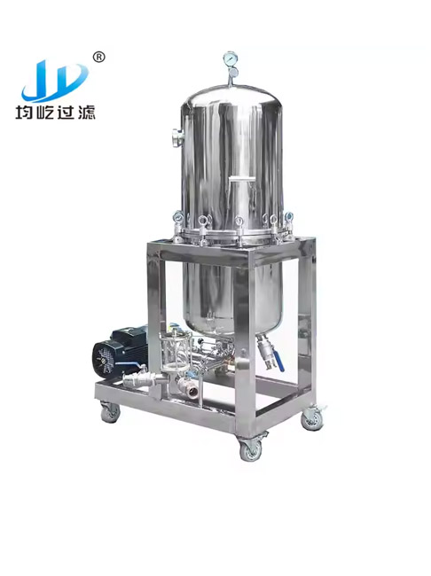 Syrup Active Carbon Food Grade Stainless Steel Diatomite Earth Filter Machine