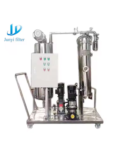 1 Micron 1000L/H Low Cost Brewery Diatomite Filter Unit with PLC Control