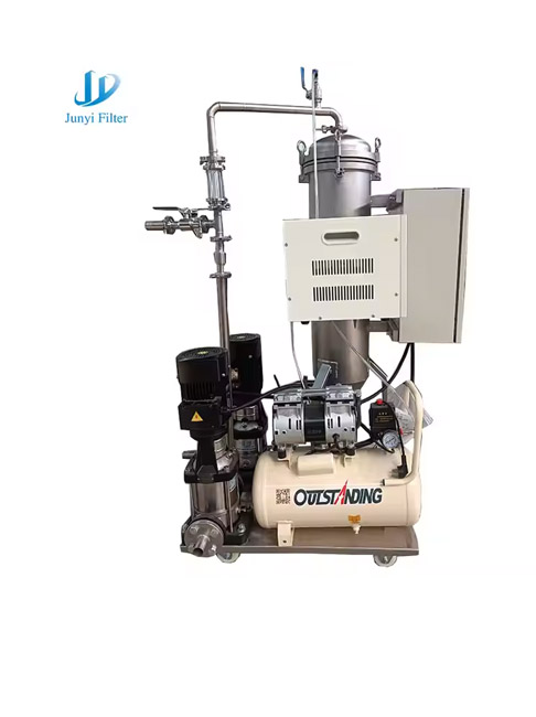 Trolley Air Compressor Intake Candle Filter Plastic Industry Machine