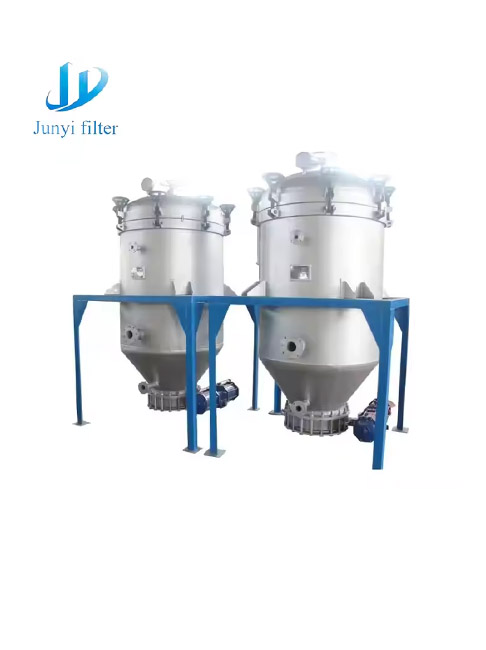 Fully automatic vertical bleaching filter equipment for oil and fat industry