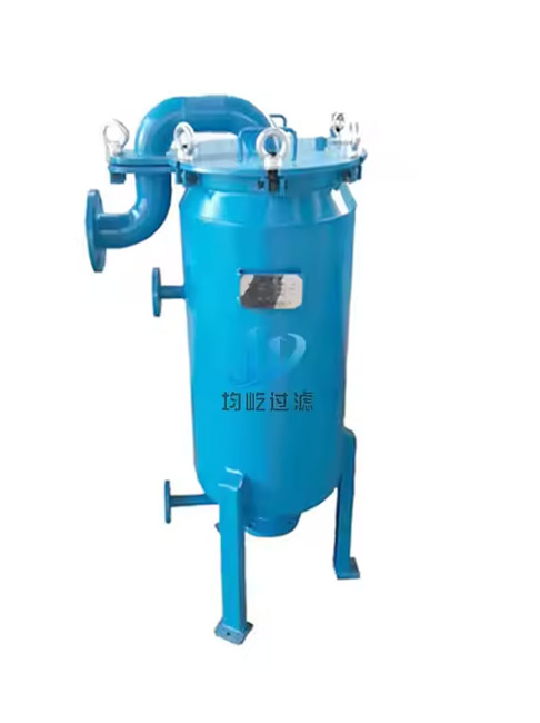 100 Micron Carbon Steel Top in Bag Filter With Housing